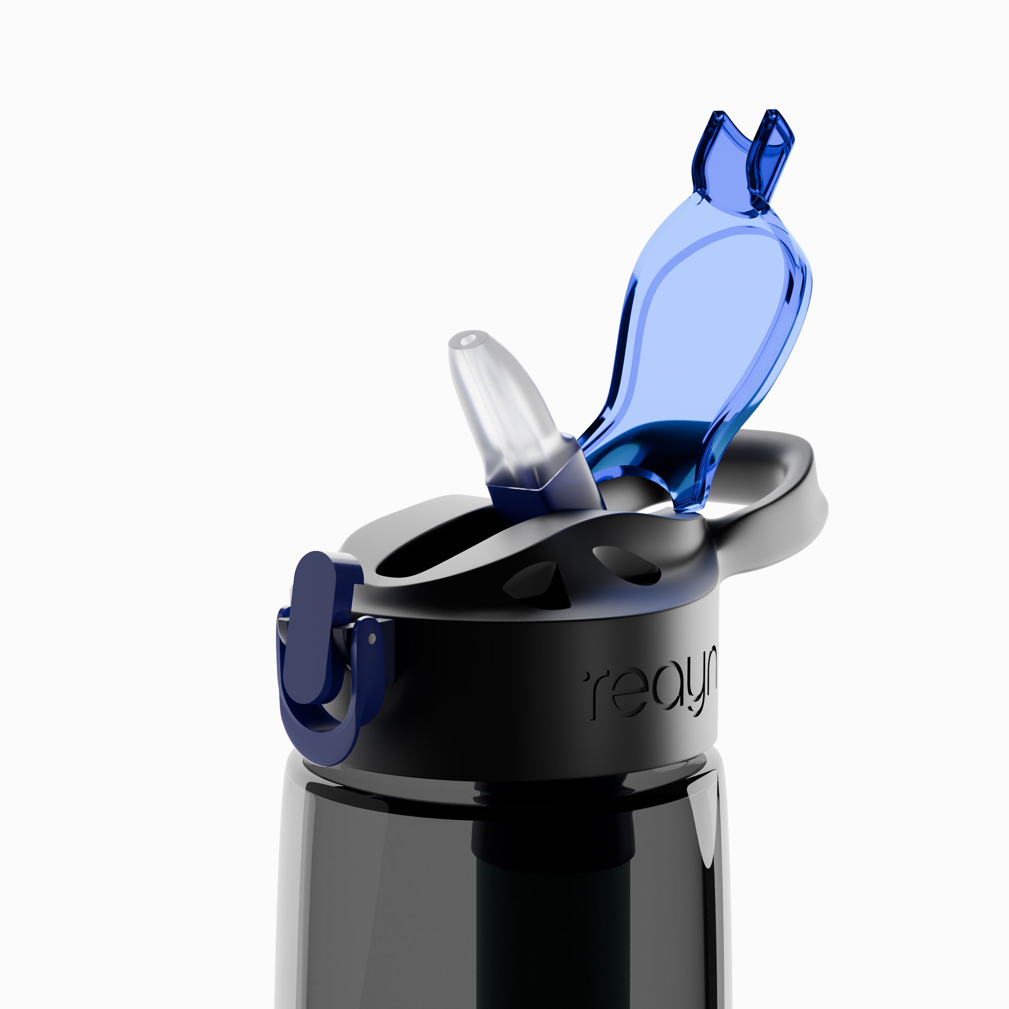 PureFlow Water Filter Bottle – 650 ML (Black)
