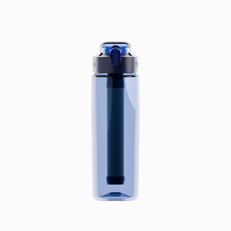 PureFlow Water Filter Bottle – 650 ML (Blue)-4