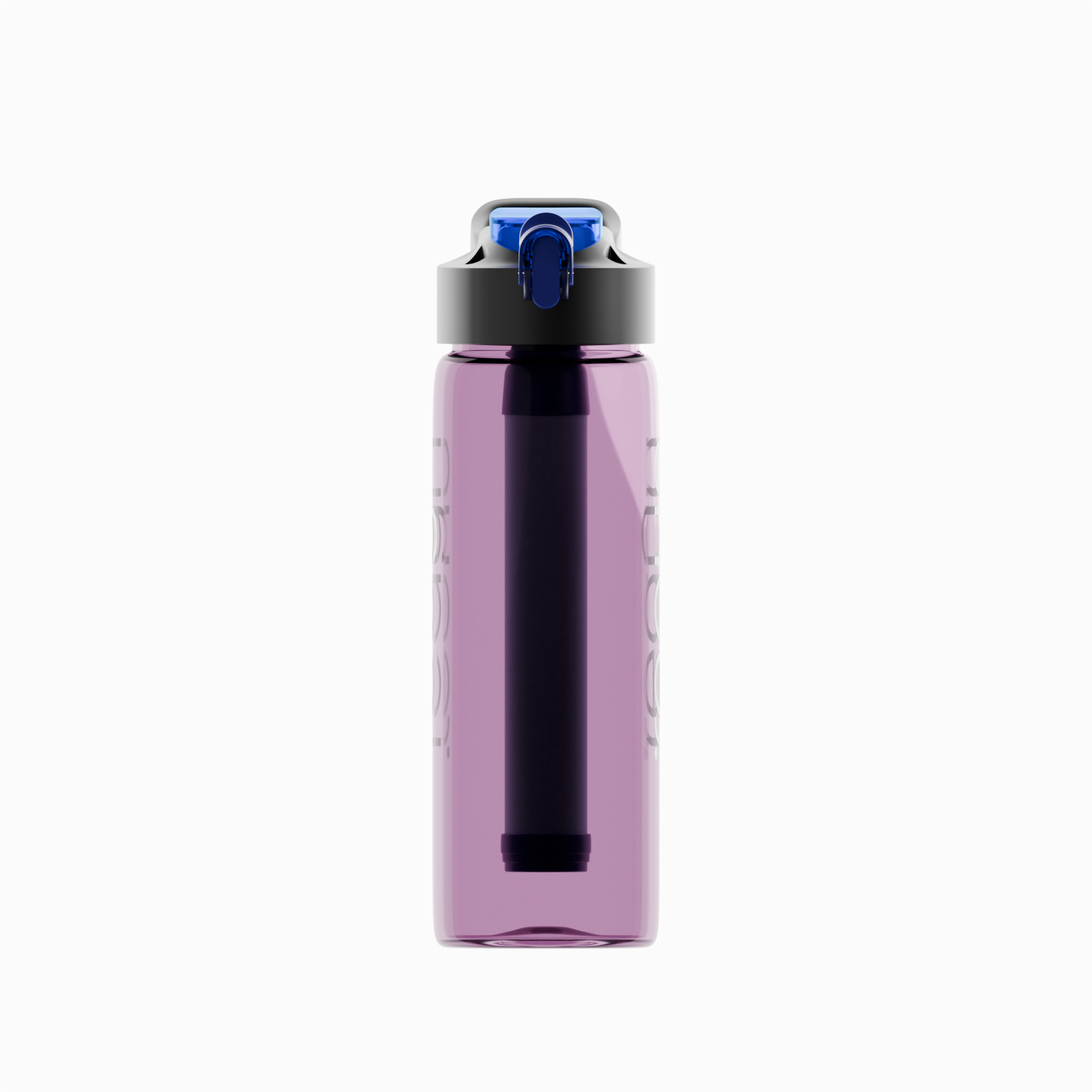 PureFlow Water Filter Bottle – 650 ML (Pink)
