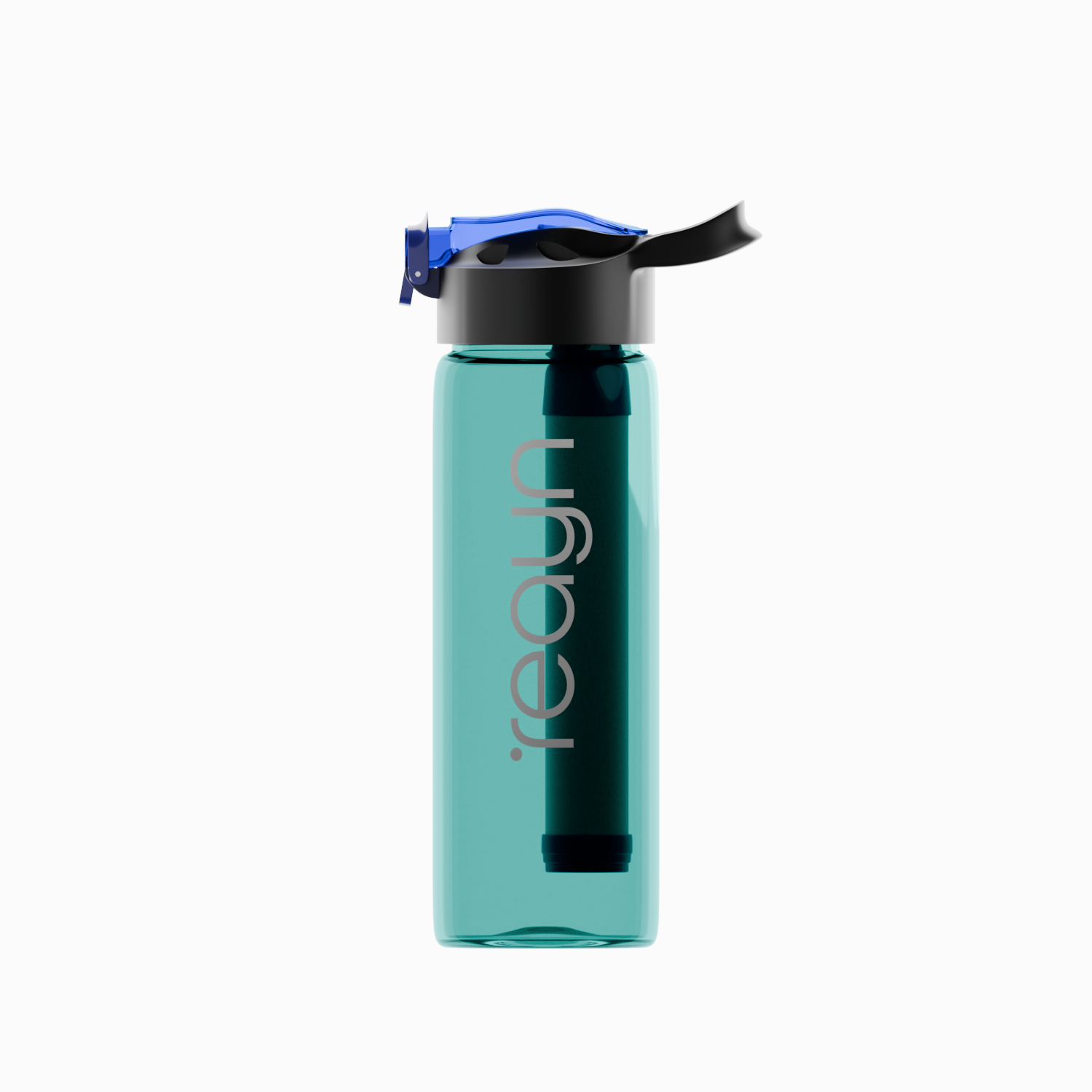PureFlow Water Filter Bottle – 650 ML (Turqoise)-3