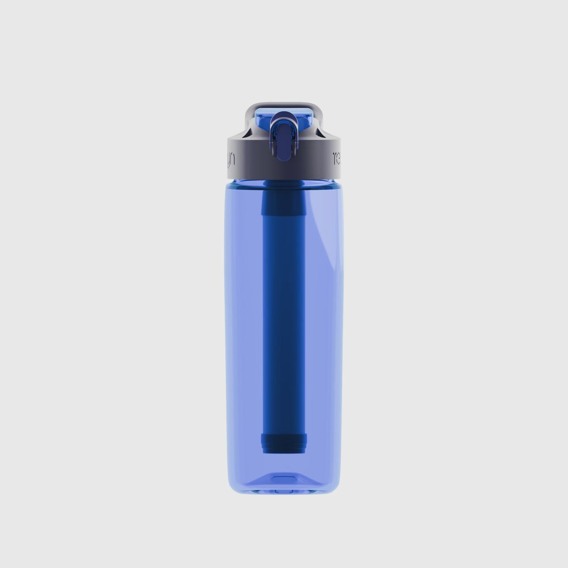 PureFlow Water Filter Bottle – 650 ML (Blue)-1