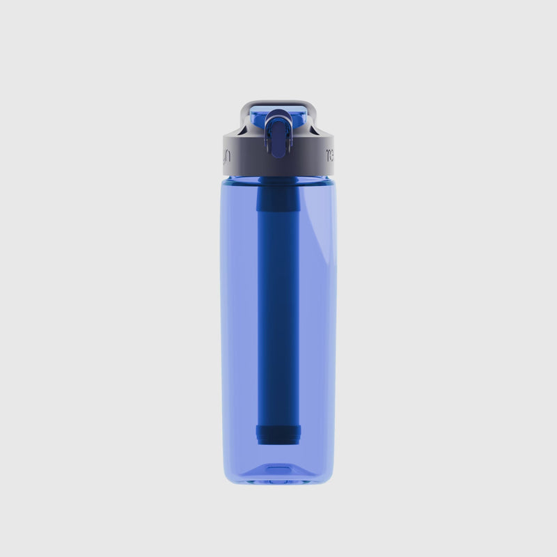 PureFlow Water Filter Bottle – 650 ML (Blue)-1